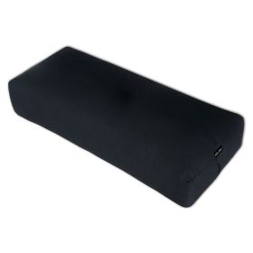 Yoga Bolster, Rectangular Black