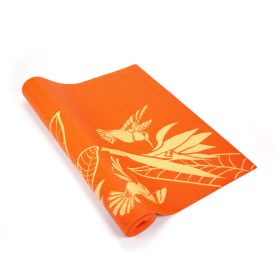 Yoga & Pilates Mat, Hawaiian Paradise Orange