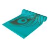 Yoga & Pilates Mat, Peacock Feather Aqua