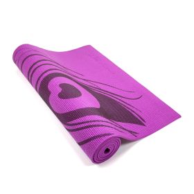 Yoga & Pilates Mat, Peacock Feather Purple