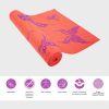 Yoga & Pilates Mat, Butterfly Coral