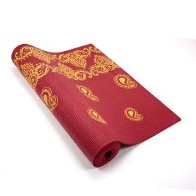 Yoga & Pilates Mat, Incense Rich Red