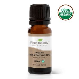 Plant Therapy Organic Cedarwood Atlas Essential Oil 10ml