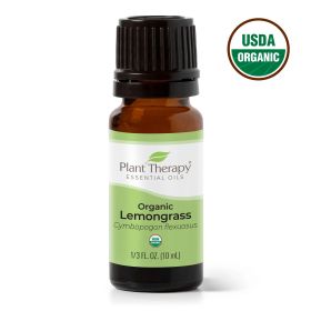 Plant Therapy Organic Lemongrass Essential Oil 10ml