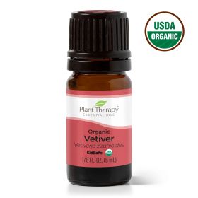 Plant Therapy Organic Vetiver Essential Oil 10ml